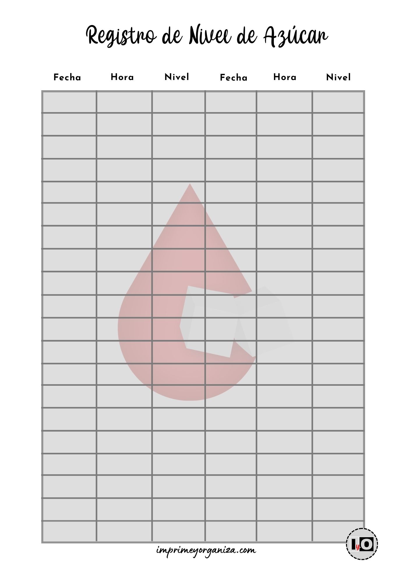 Registro de Nivel de Azúcar