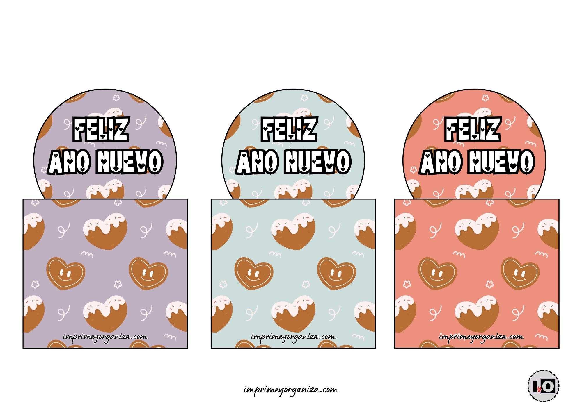 Base Minicalendarios Corazones Jengibre