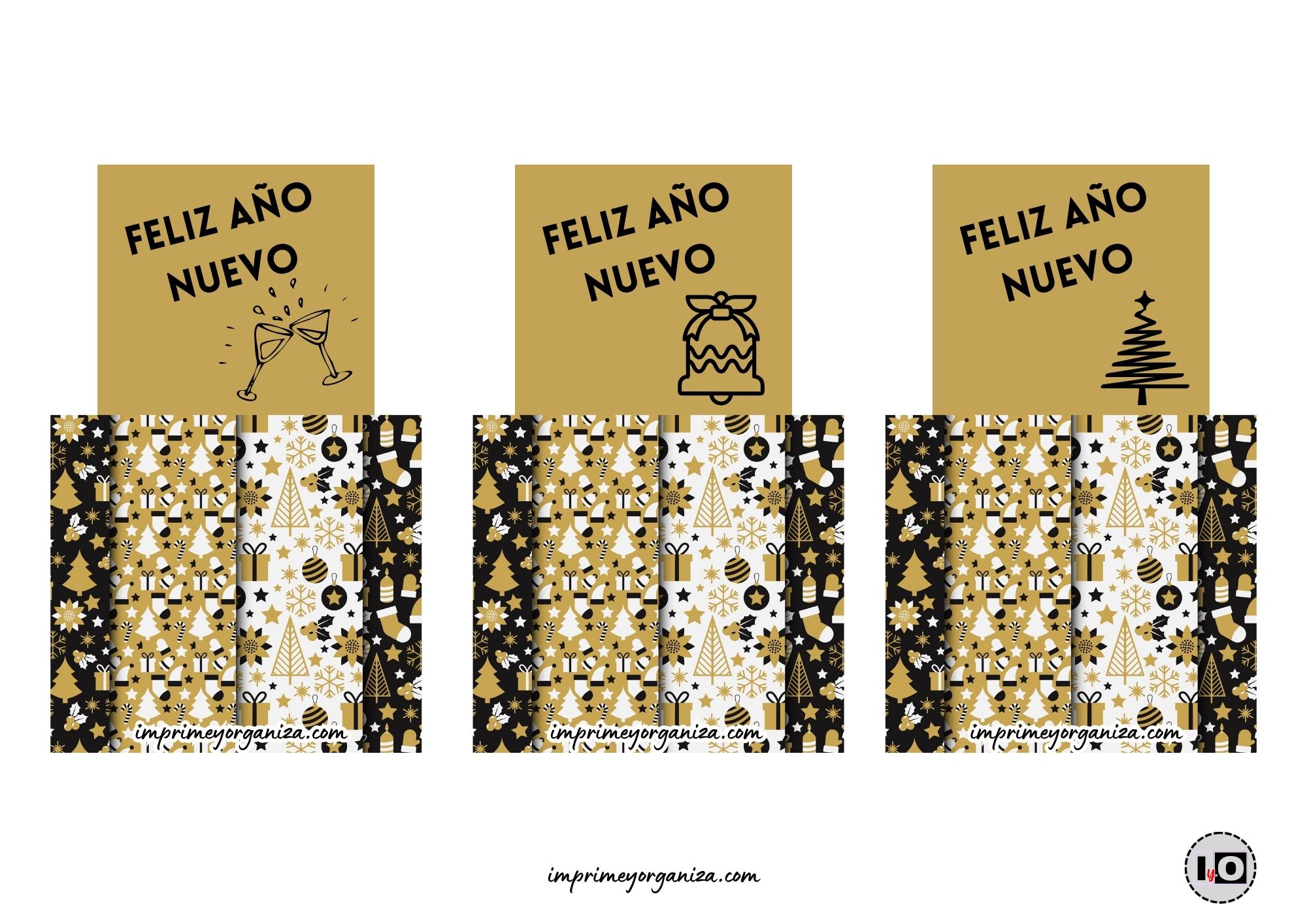Base Minicalendarios Feliz Año