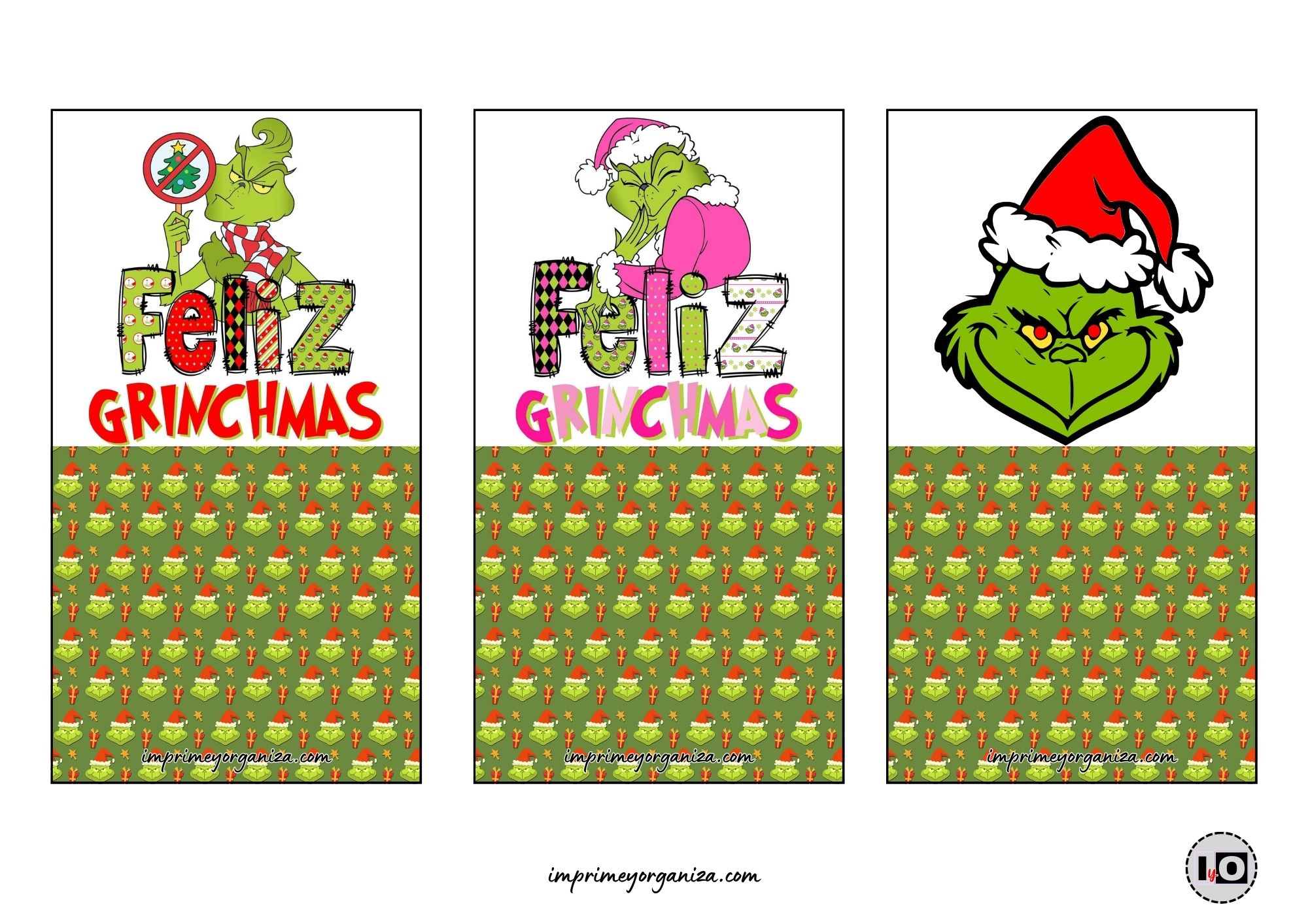 Bases Minicalendarios Grinch