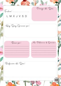 Diario de Oración Floral