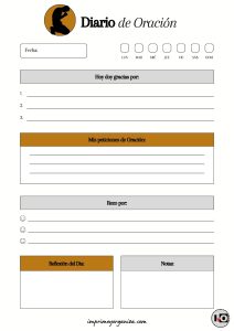 Diario de Oración Hombre