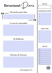 Diario de Oración para Mujeres Lila