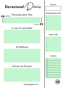 Diario de Oración para Mujeres Mint