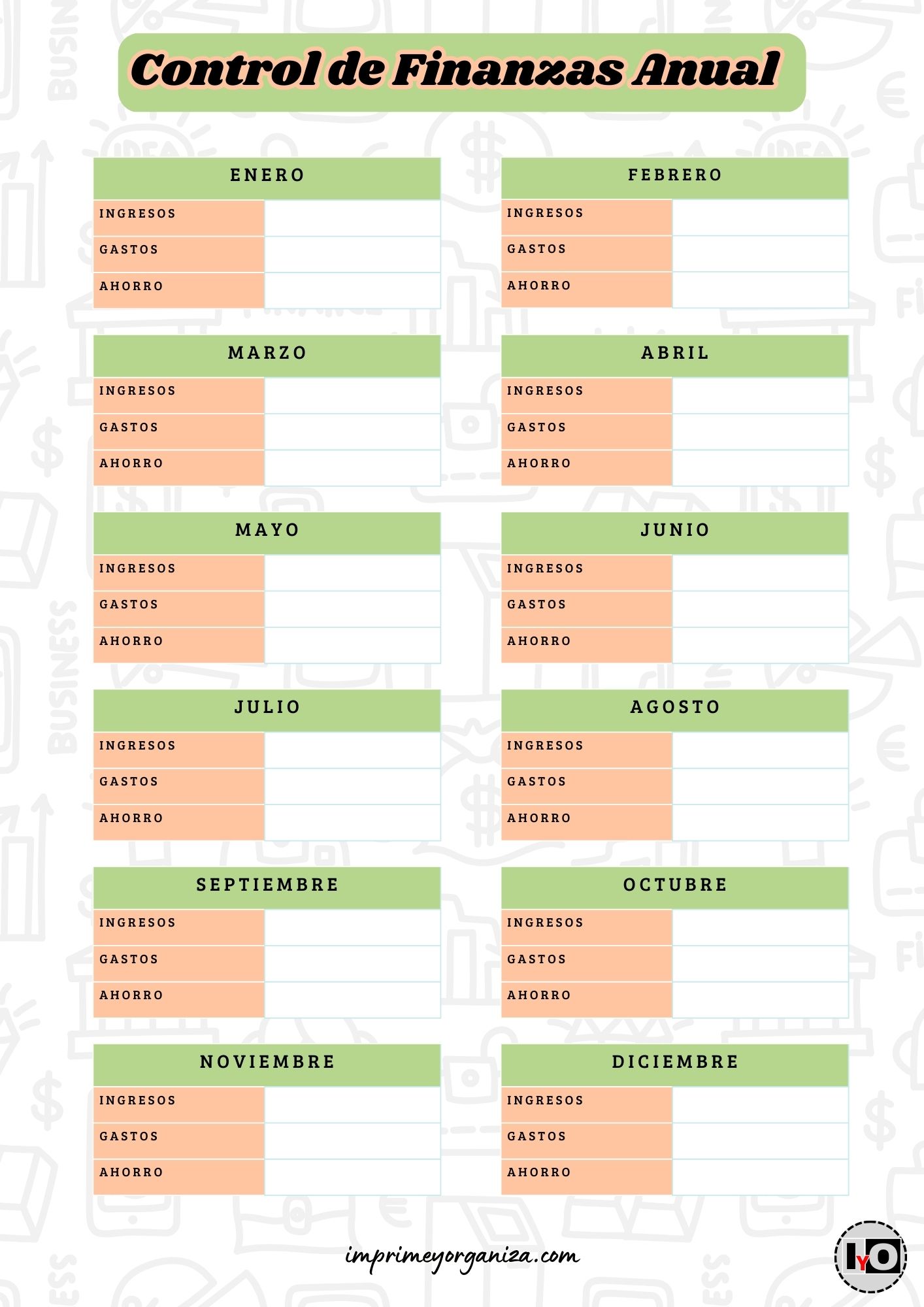 Resumen Financiero Anual Naranja Verde