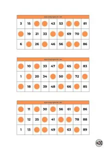 600 Cartones De Bingo En Folleto Amarillo – 6 Cartones Por Hoja, Números Grandes, Fáciles De Separar Y Perforar