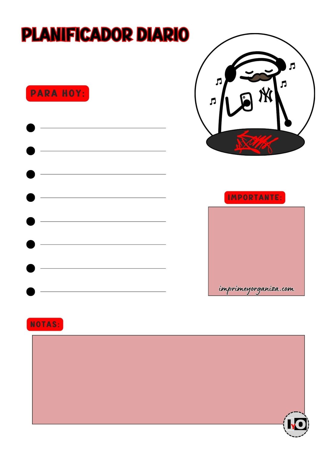 Planificadores Diarios Flork en PDF [GRATIS]