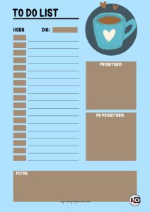 To Do List Coffee Azul