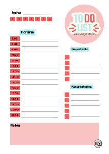 To Do List Rojo-Azul