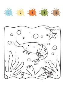 Colorear gamba por números