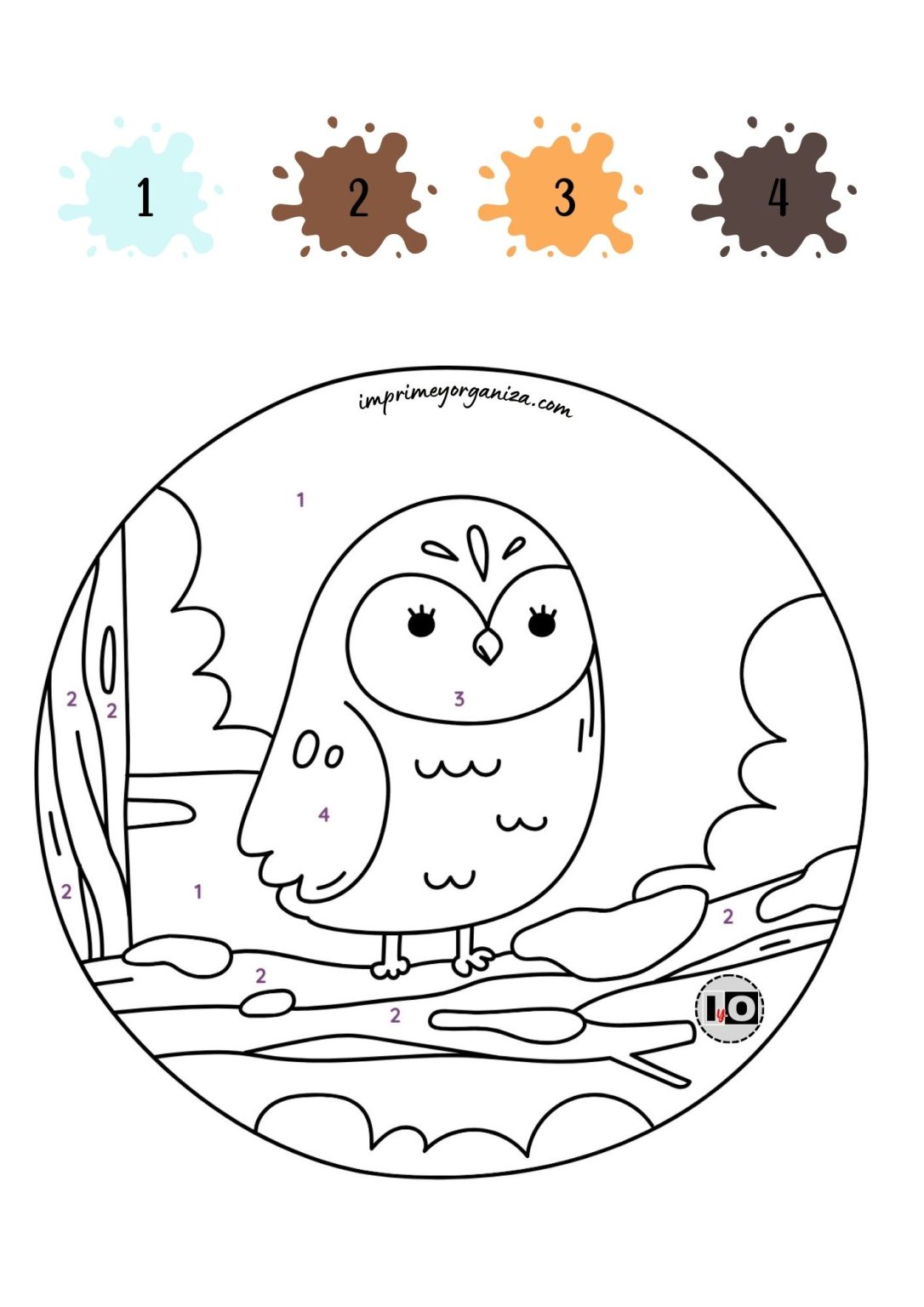 Dibujos para Colorear por Número - Imprime y Organiza