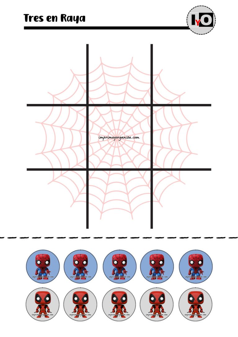 Juegos de Tres en Raya para imprimir en PDF [GRATIS]