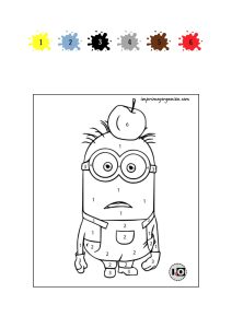Colorear por números Kevin