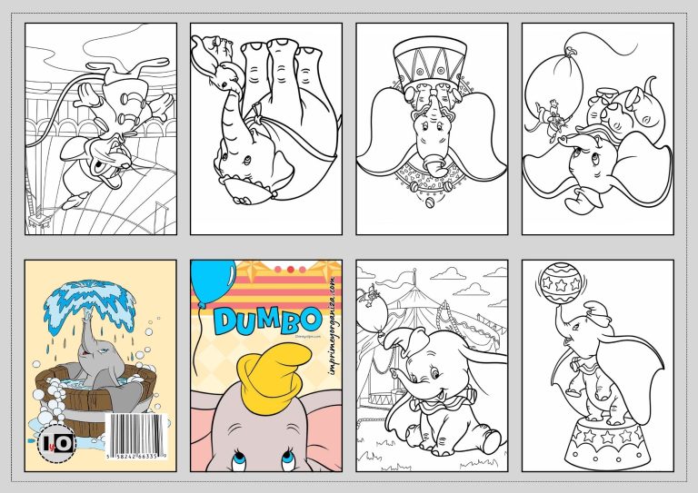 Minilibros de colorear de Películas Animadas en PDF [GRATIS]