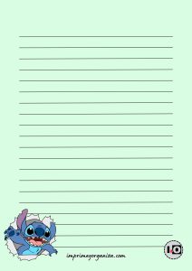 Hoja de notas Stitch