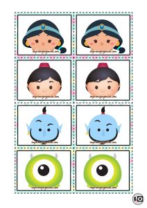 Juego Memoria Tsum Tsum