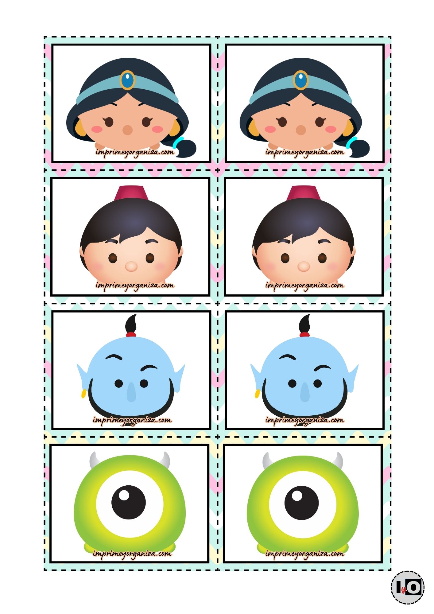 Juego Memoria Tsum Tsum