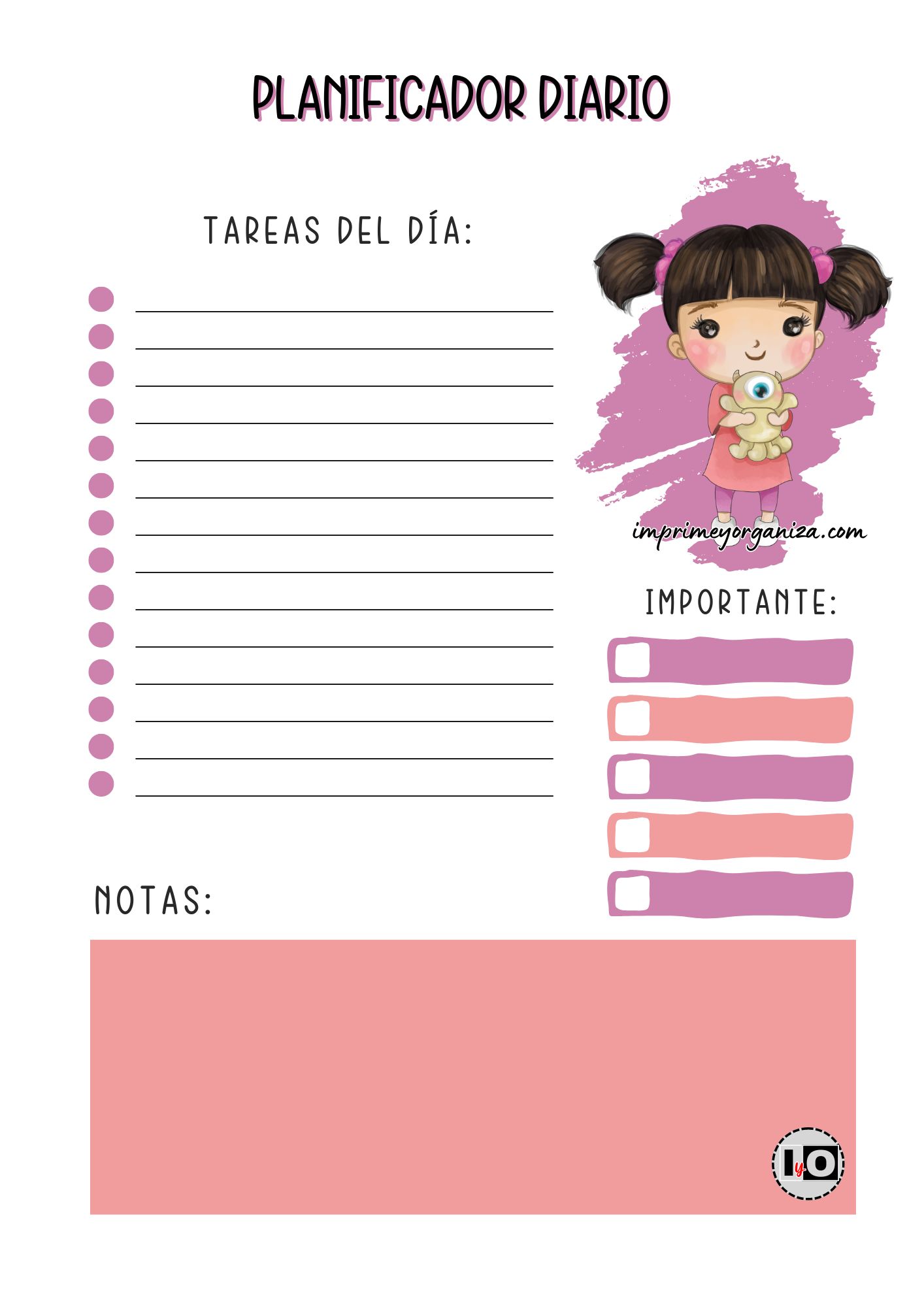 Planificador Diario Boo