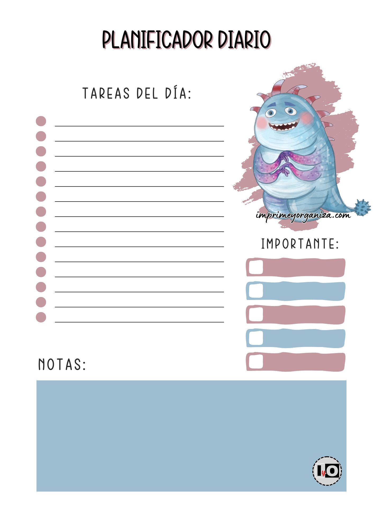 Planificador Diario Thaddeus