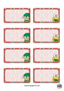 Etiquetas Escolares Keroppi