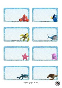 Etiquetas Escolares Nemo