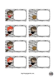 Etiquetas Escolares Quidditch