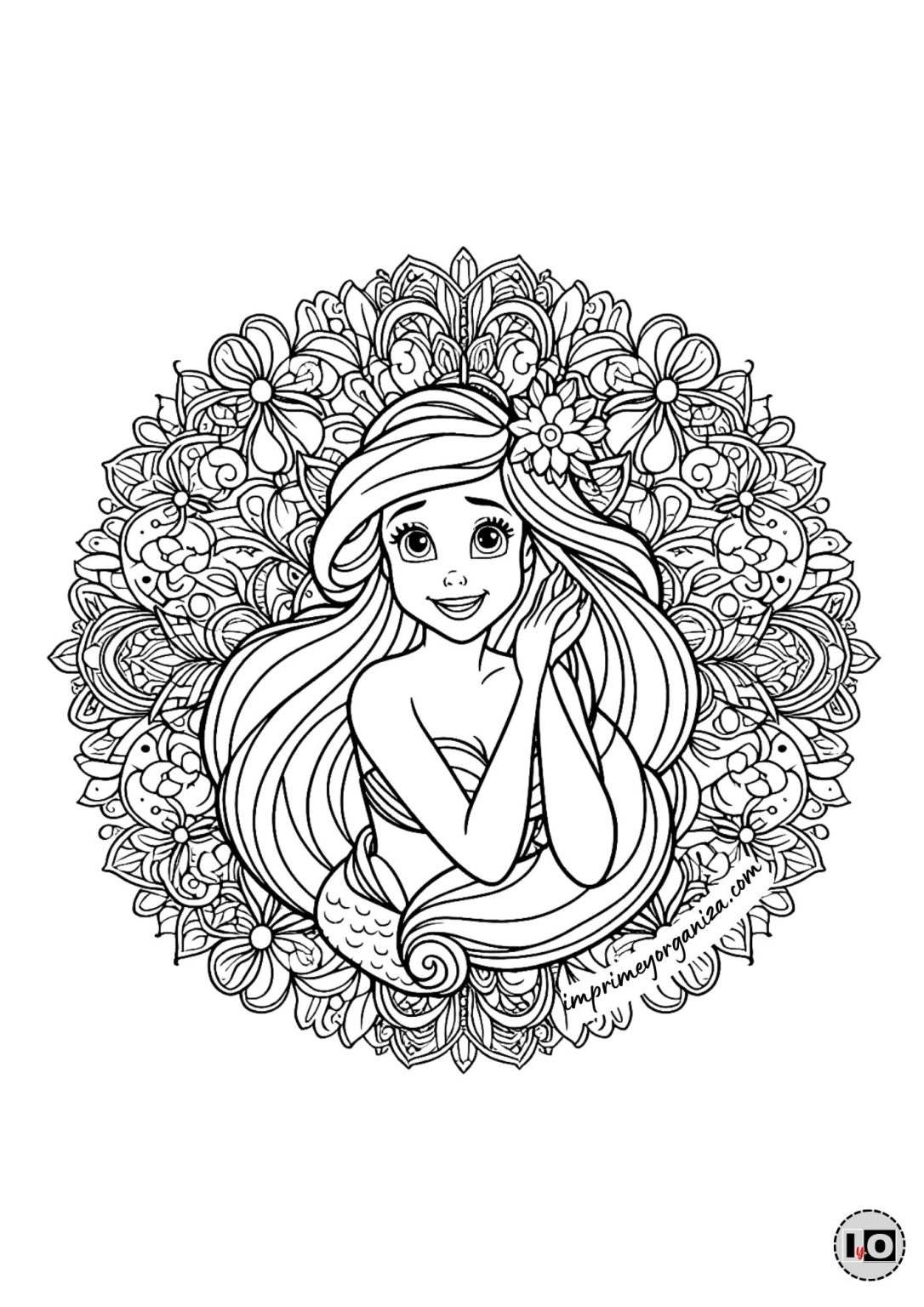 Mandalas Princesas - Imprime y Organiza