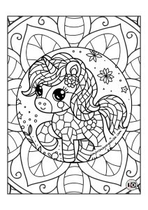 Mandala Unicornio