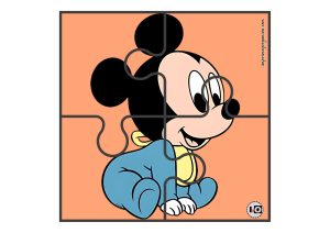 Puzzle Mickey Bebe