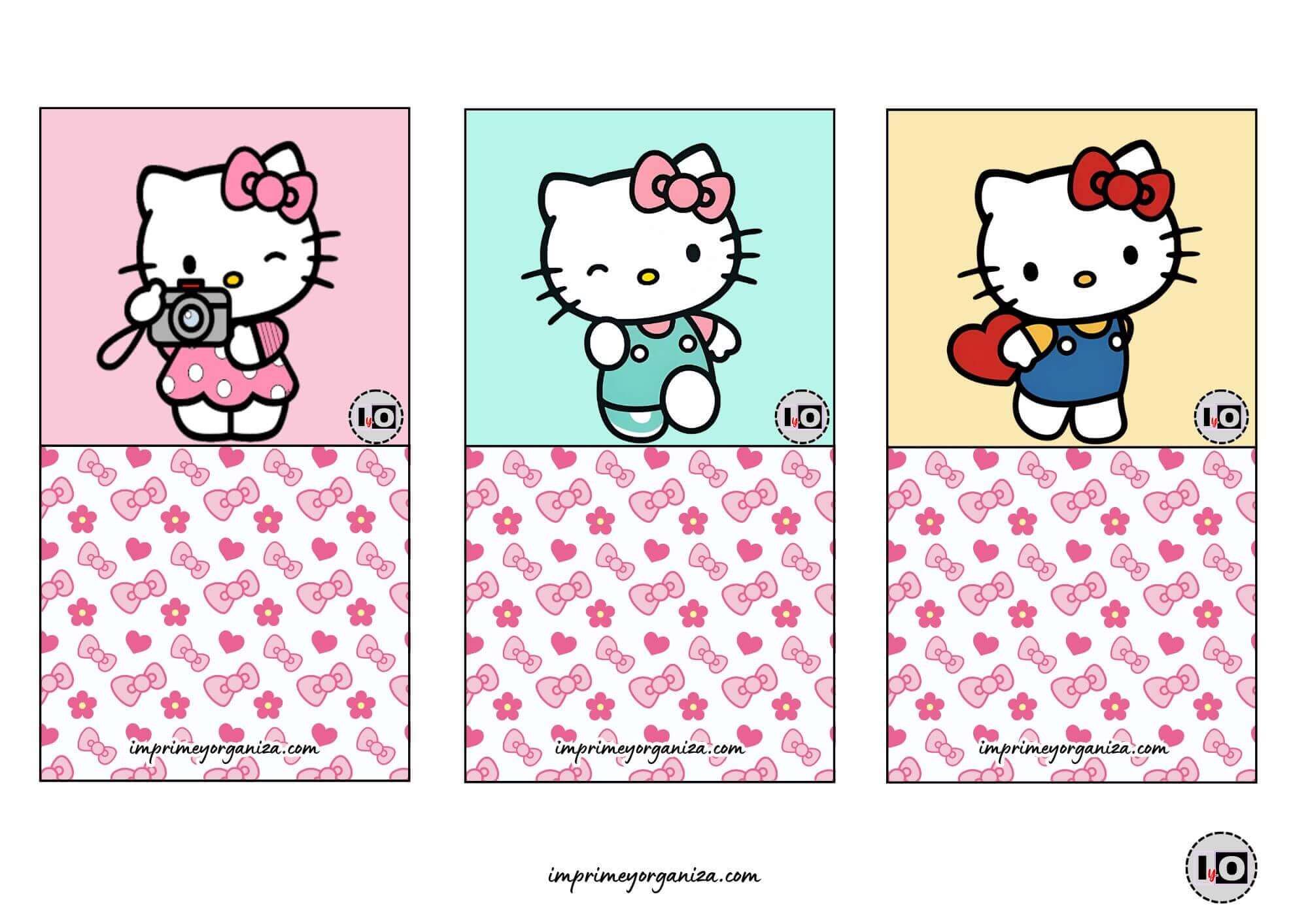 Bases Minicalendarios Hello Kitty