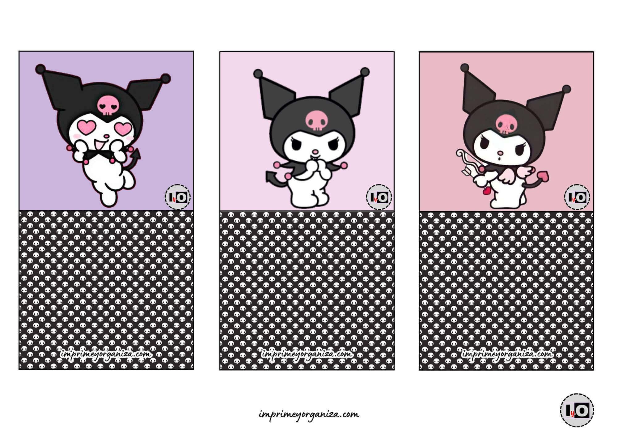 Bases Minicalendarios Kuromi