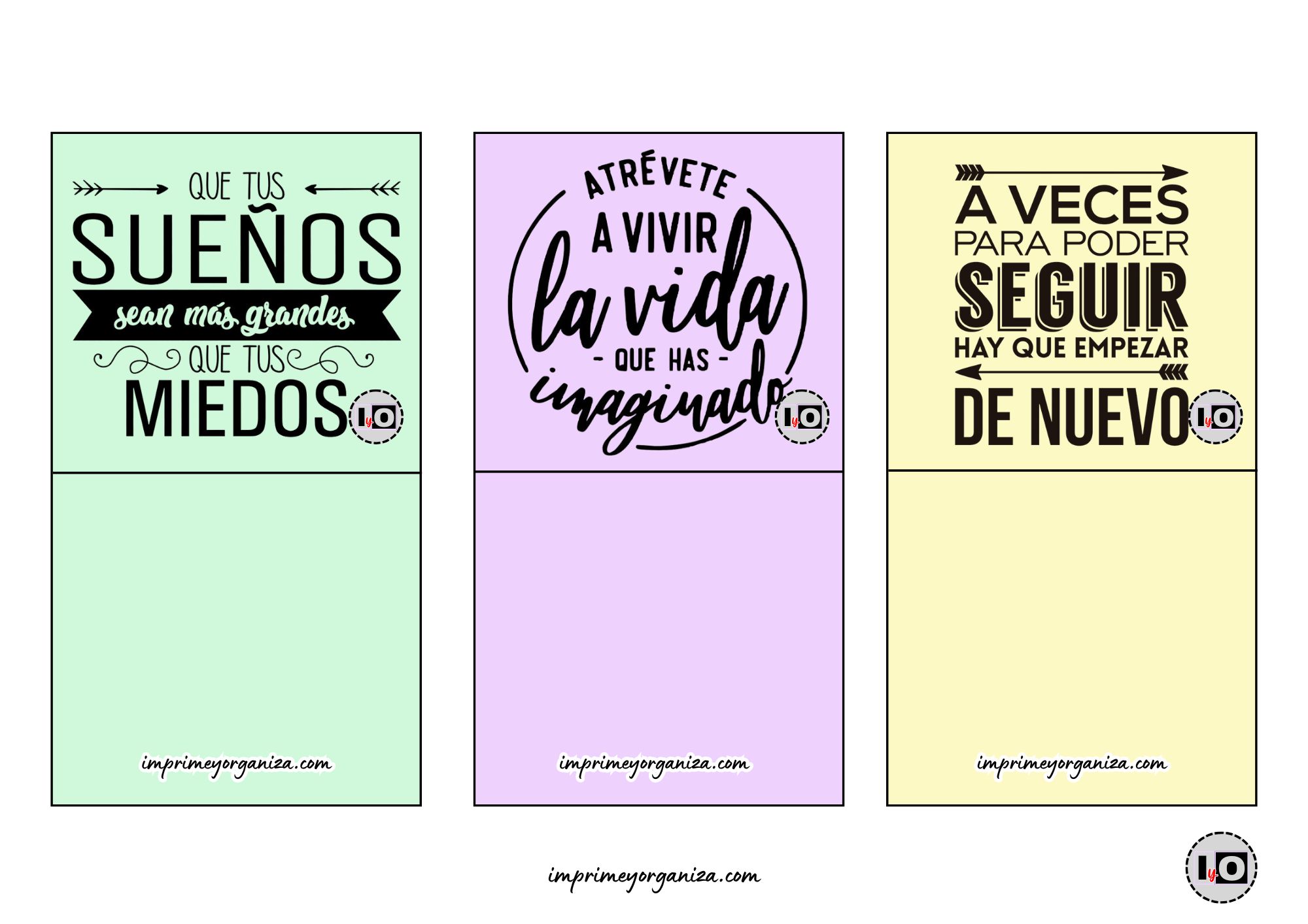 Bases Minicalendarios Pastel
