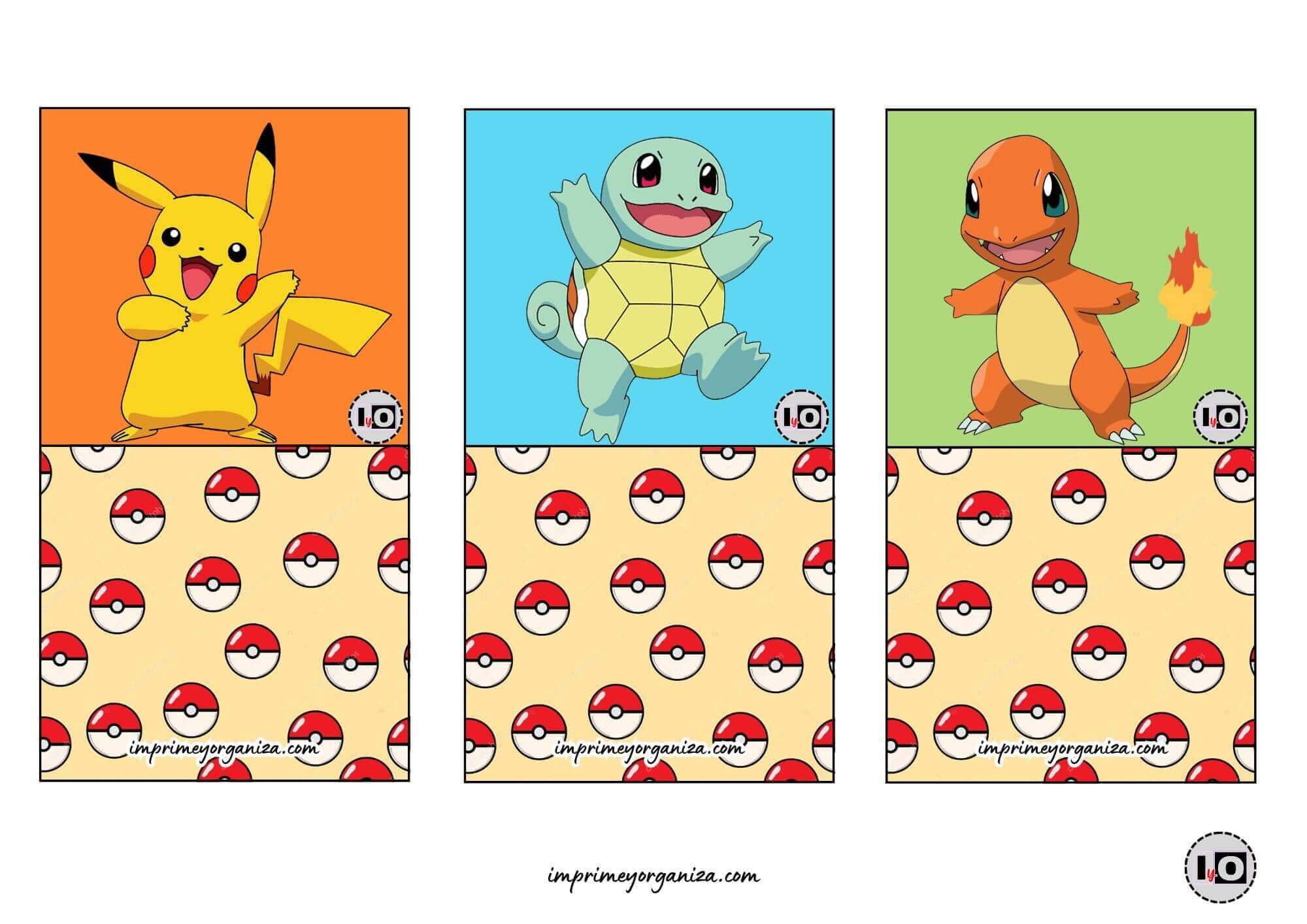 Bases Minicalendarios Pokemon
