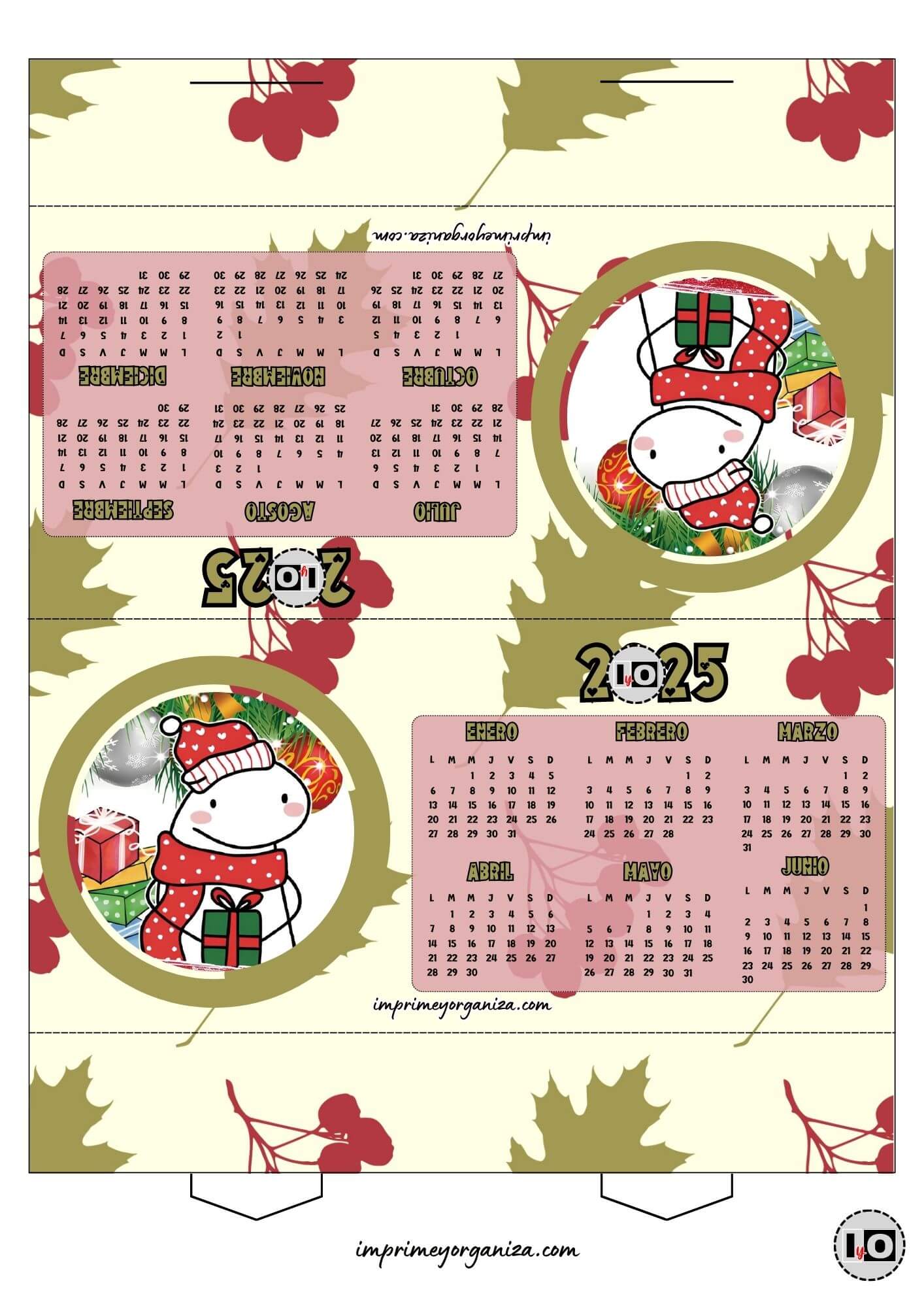 Calendario Carpa 2025 Flork Hojas
