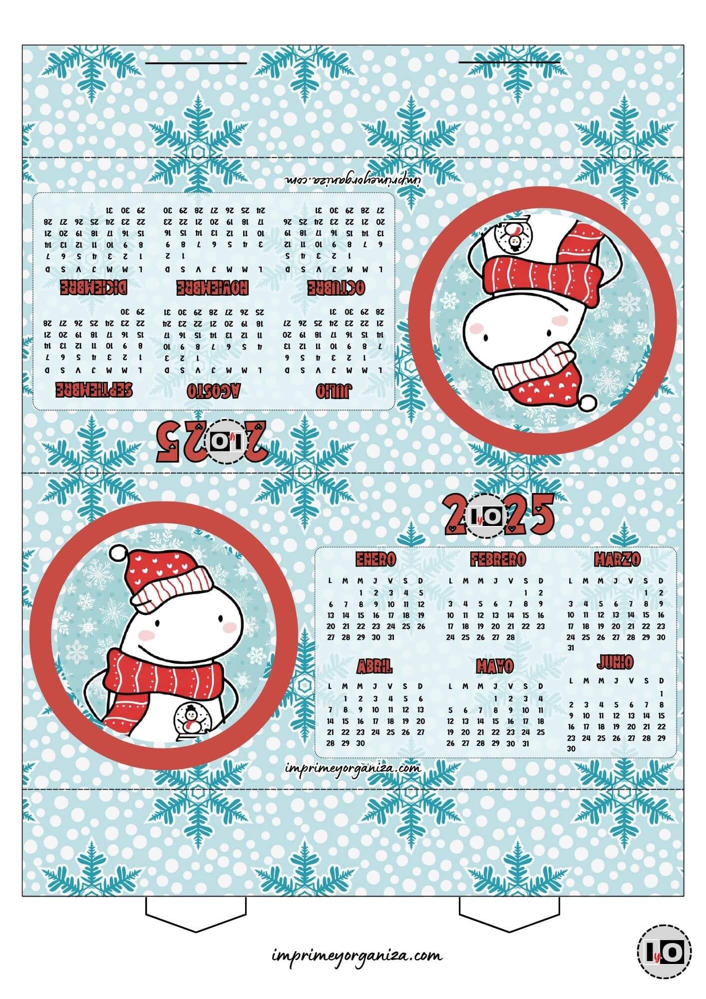 Calendario Carpa 2025 Flork Nieve