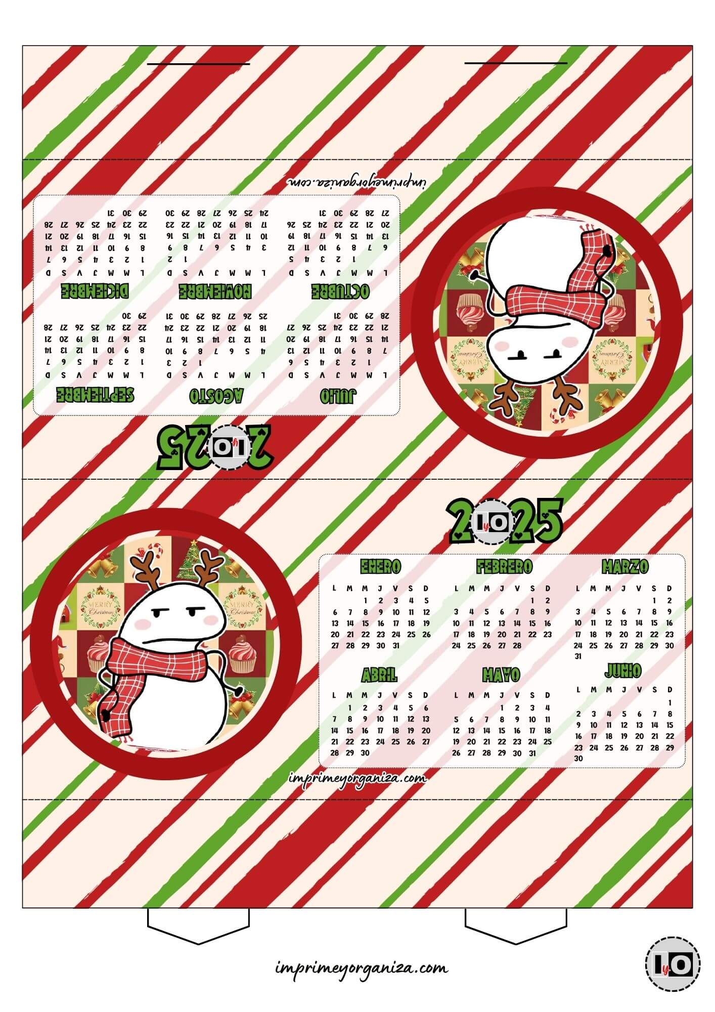 Calendario Carpa 2025 Flork Rayas