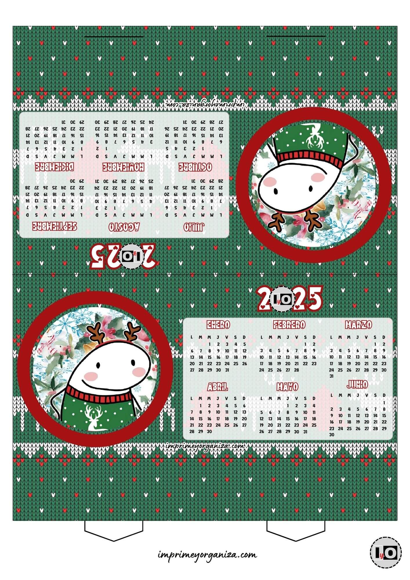 Calendario Carpa 2025 Flork Verde