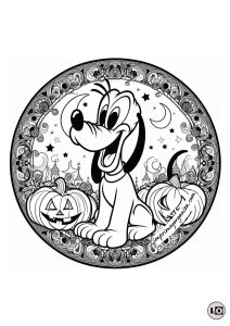 Mandala Halloween Pluto