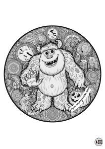 Mandala Halloween Sulley