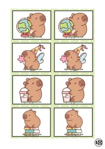 Juego Memoria Capibara