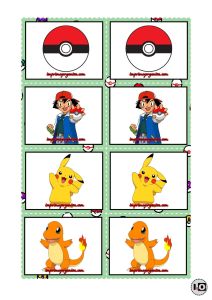Juego Memoria Pokemon