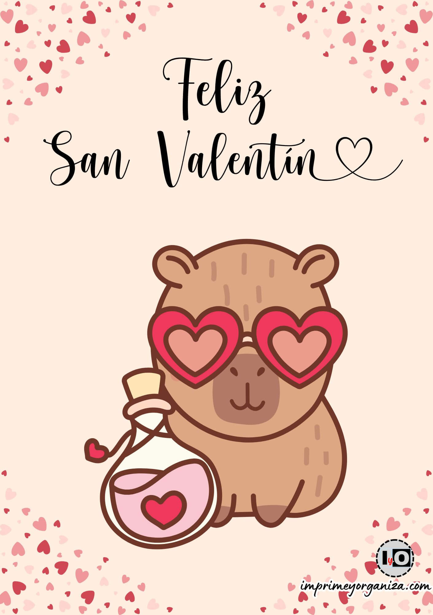 Tarjeta Capi-Valentín Poción