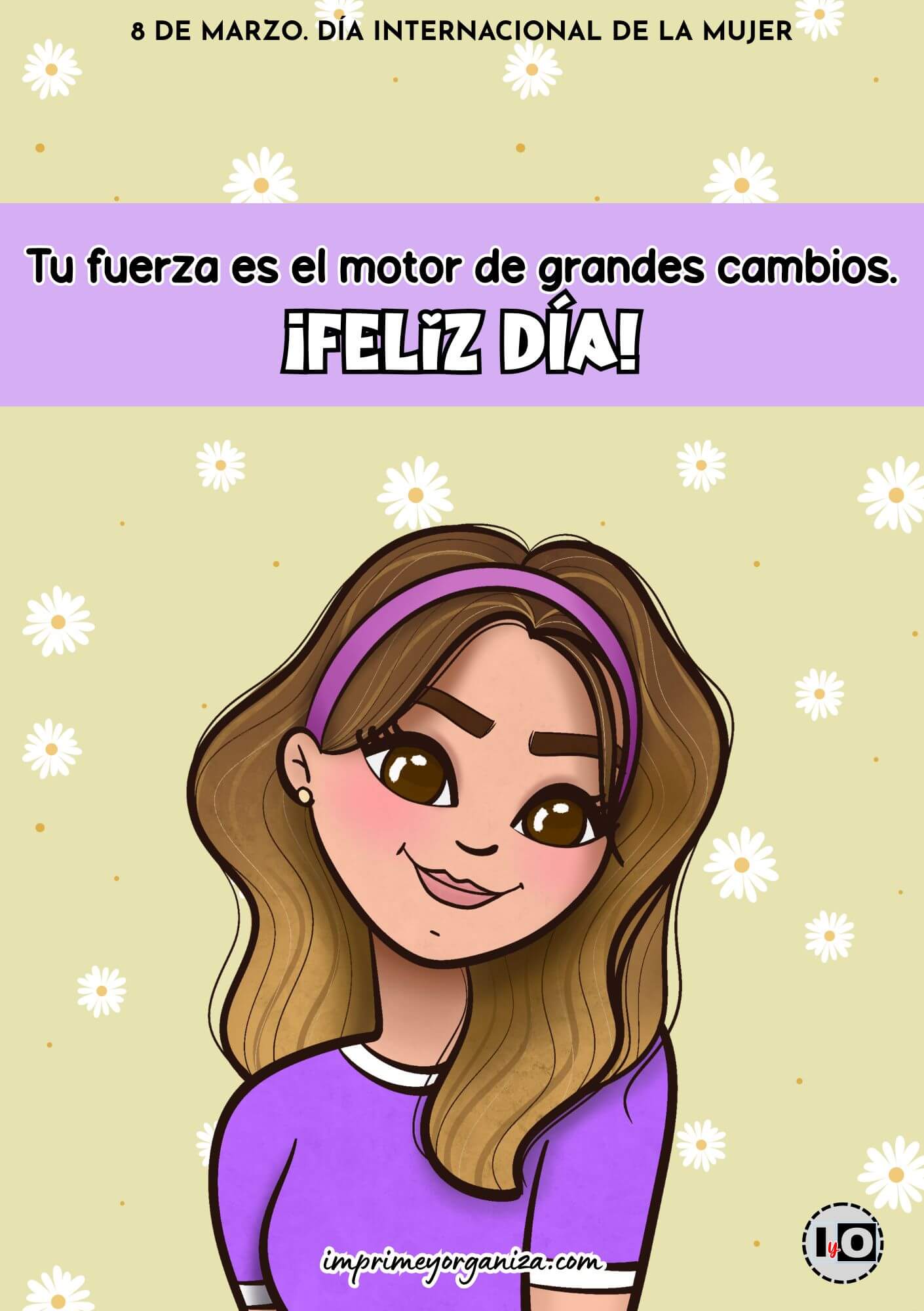 Tarjeta Mujer Pistacho