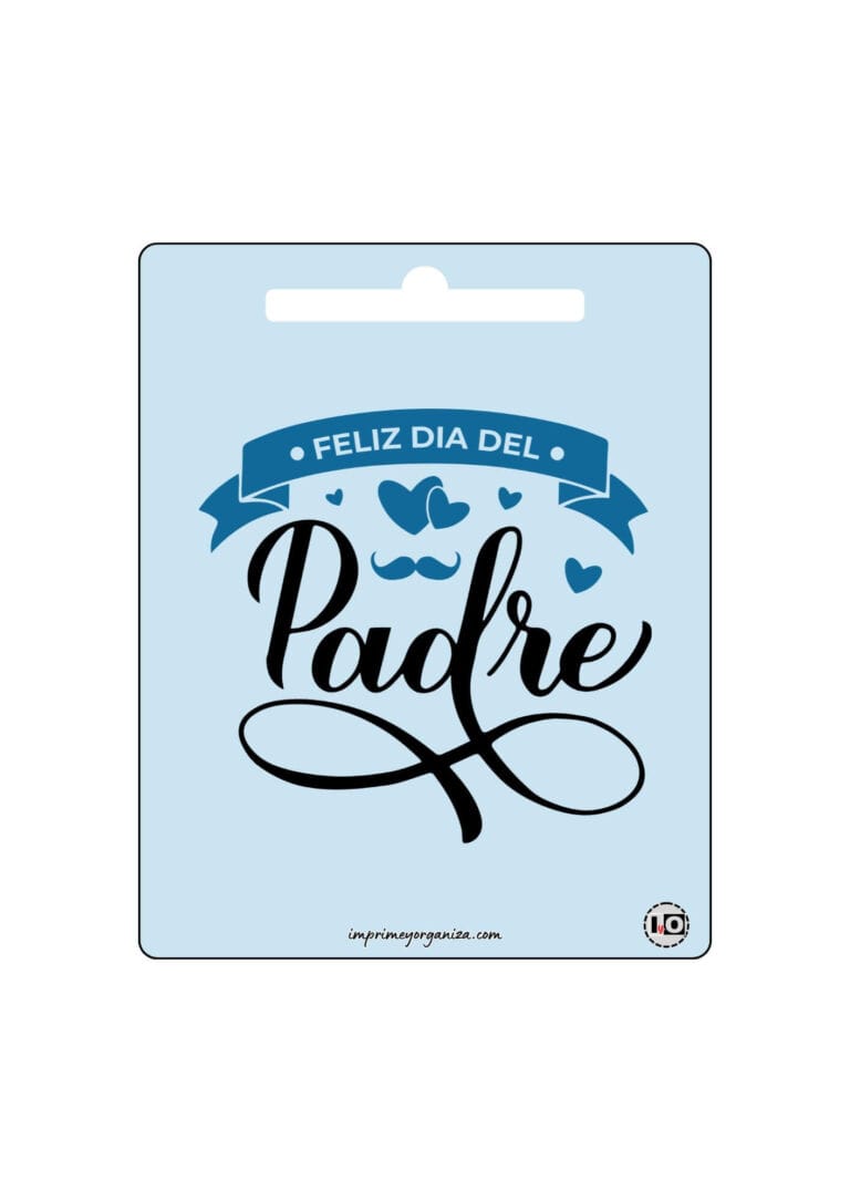 Imprimibles para el Día del Padre en PDF [GRATIS]