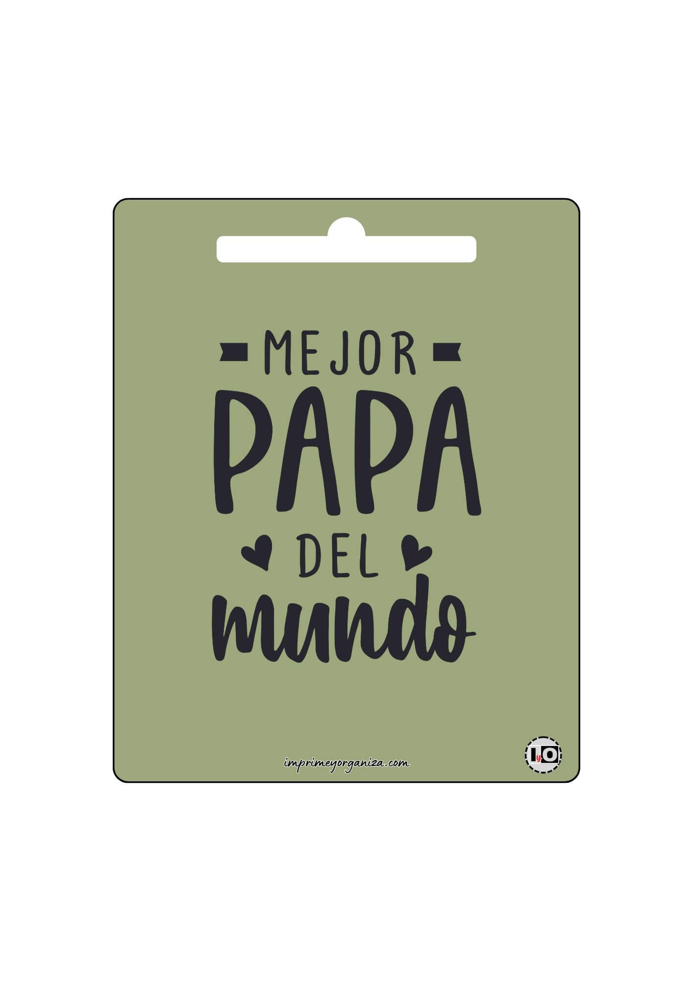 Blíster Mejor Papá del Mundo