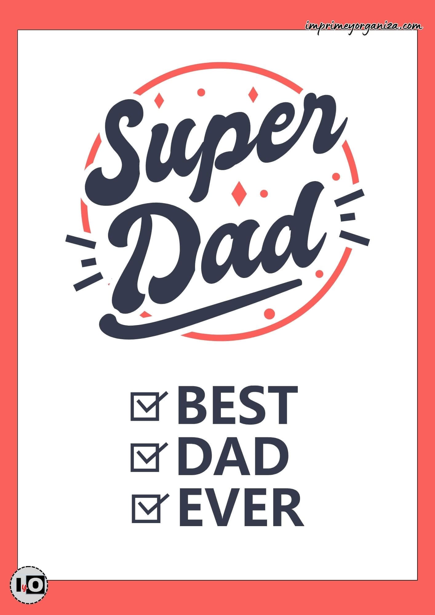 Lamina Super Dad