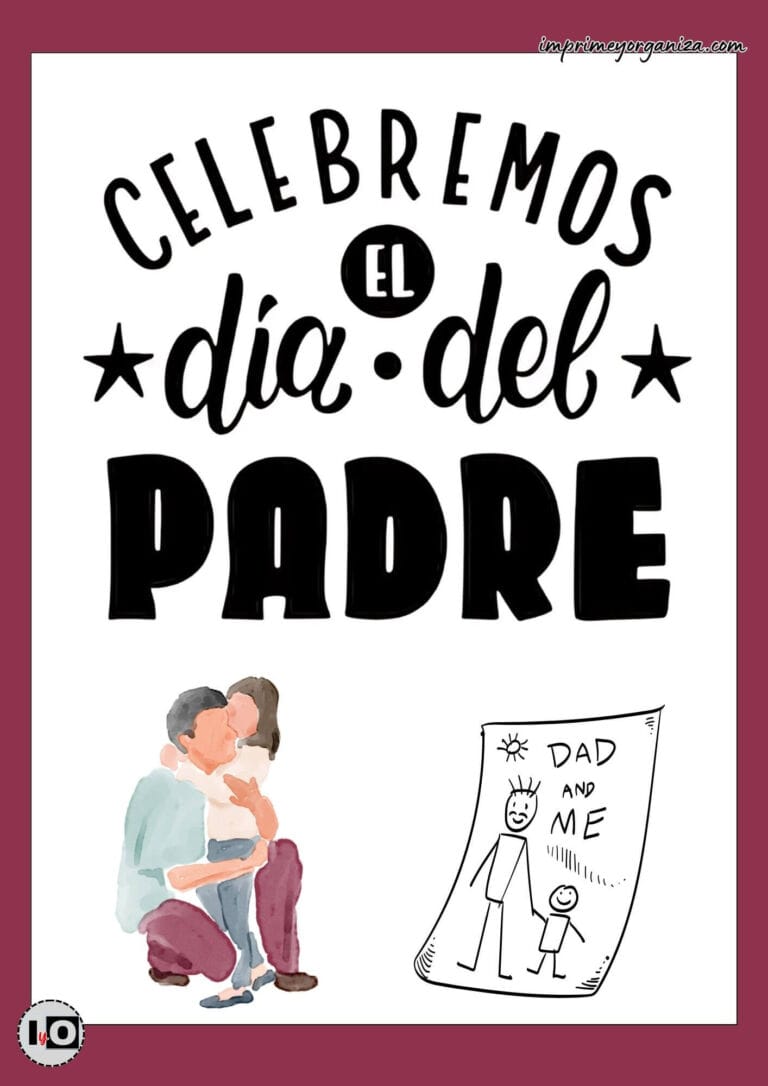 Imprimibles para el Día del Padre en PDF [GRATIS]