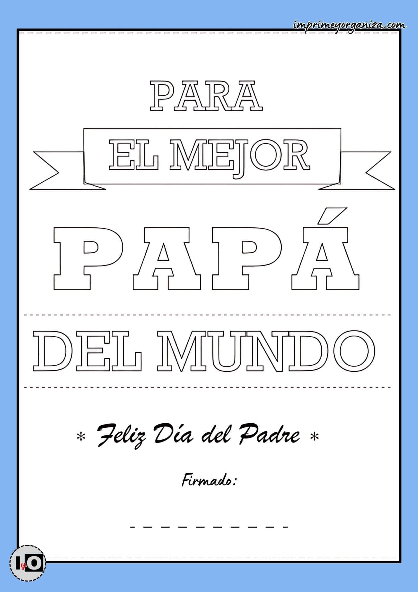 Lamina mejor papá del mundo