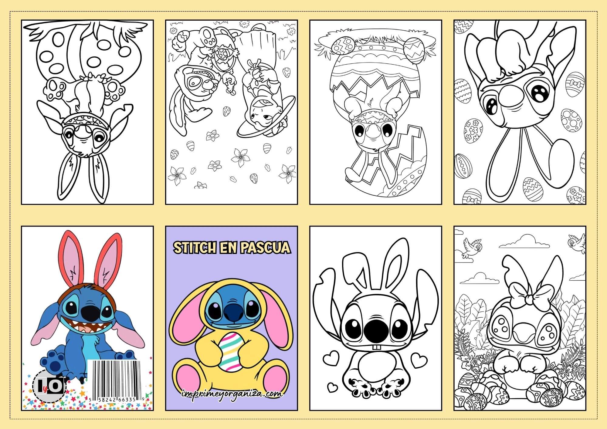 Librito Stitch Pascua