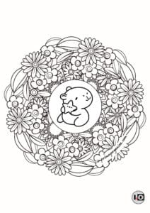 Mandala Capibara Estrella